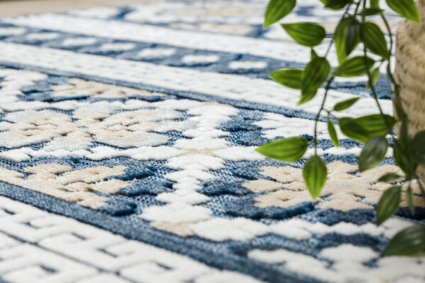 Koberec strukturální BOTANIC 65252 Boho - granát