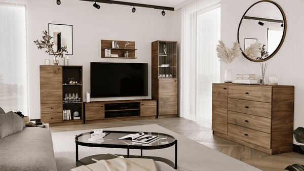 Televizní stolek 120 cm MIRIEL - brandy castello