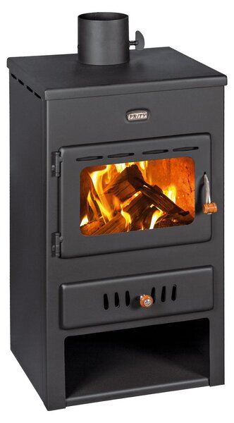 PRITY K1 W8, Kamna na dřevo s teplovodním výměníkem, 13,1 kW, Třída A, Ø 130 mm