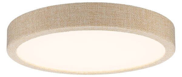 Paulmann 71052 Cosara, textilní stropní svítidlo s korónou, 15W LED 3000K, průměr 30cm, béžová, IP44