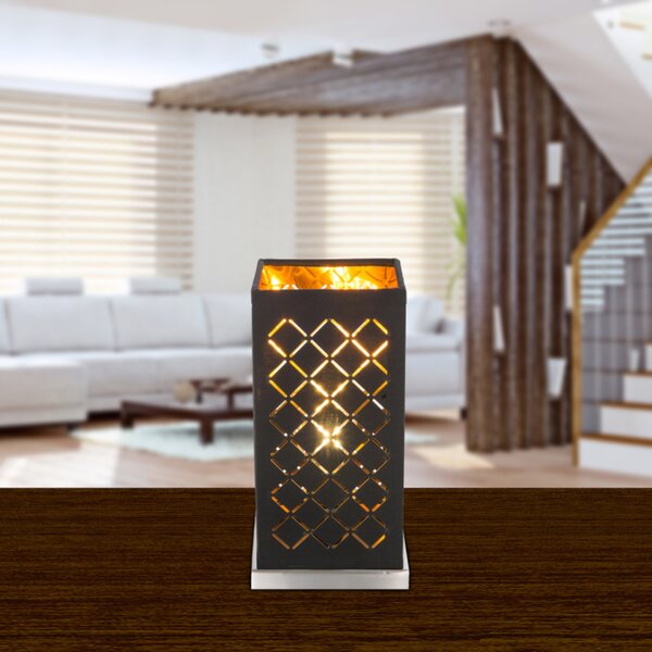 Stolní lampa CLARKE 2 černá/zlatá