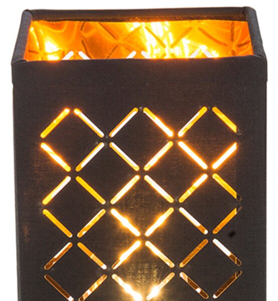 Stolní lampa CLARKE 2 černá/zlatá