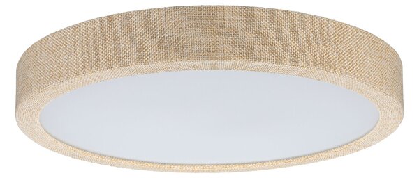 Paulmann 71052 Cosara, textilní stropní svítidlo s korónou, 15W LED 3000K, průměr 30cm, béžová, IP44