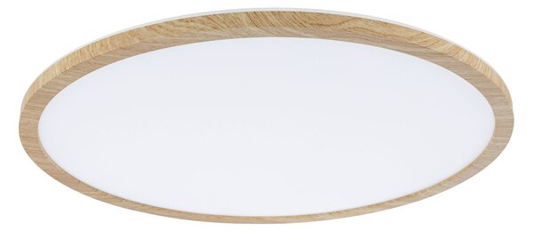 Paulmann 71034 Atria Shine, stropní svítidlo s korónou, 22W LED 4000K, průměr 42cm, dřevěný vzhled, IP44