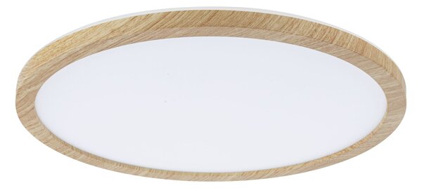 Paulmann 71033 Atria Shine, stropní svítidlo s korónou, 16W LED 4000K, průměr 29,3cm, dřevěný vzhled, IP44