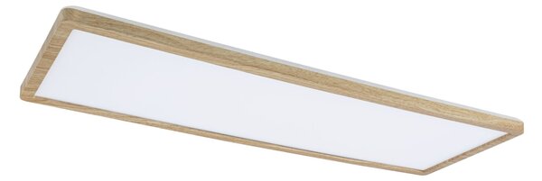Paulmann 71036 Atria Shine, stropní svítidlo s korónou, 22W LED 4000K, 58x20cm, dřevěný vzhled, IP44