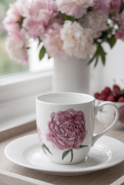 Kähler Design Porcelánový hrnek Hammershøi Peonies KD581