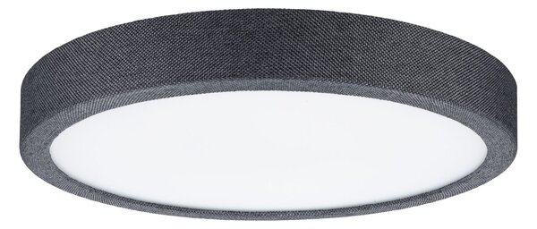 Paulmann 71053 Cosara, textilní stropní svítidlo s korónou, 15W LED 3000K, průměr 30cm, tmavě šedá, IP44