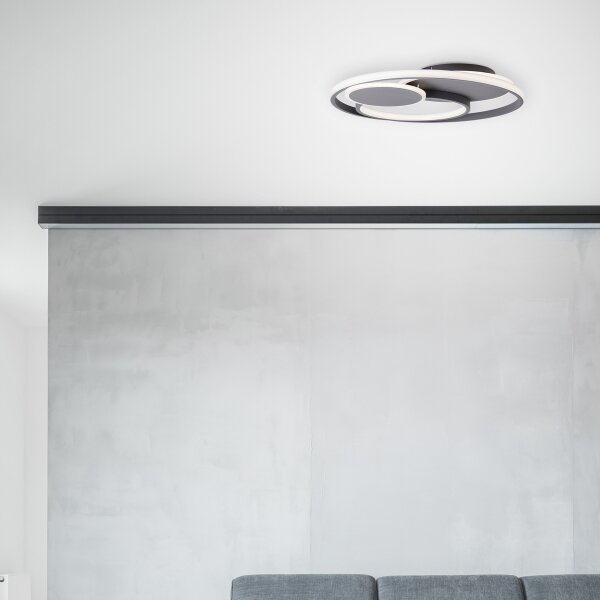 Brilliant - LED Stm stropní svítidlo RUNDA LED/50W/230V 3000-6500K černá + DO