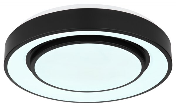 Stropní LED RGB svítidlo SULLY černá/opál