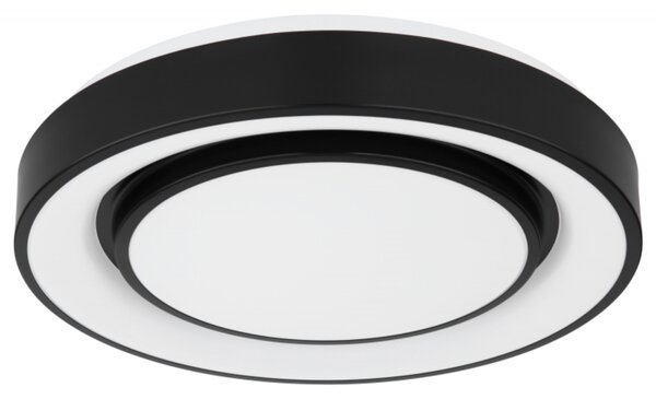 Stropní LED RGB svítidlo SULLY černá/opál