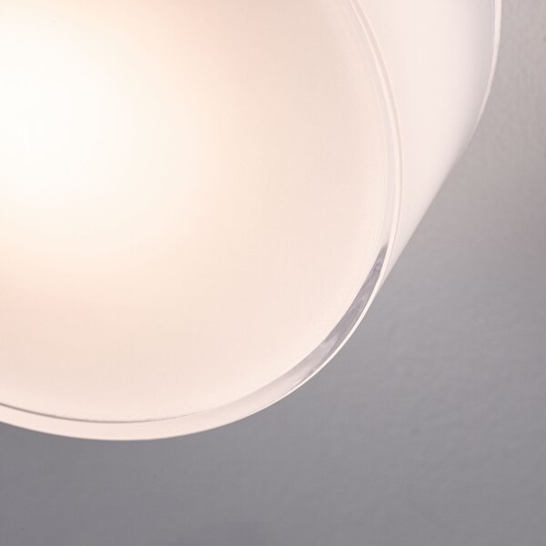 Paulmann 71081 Maro, bílé stropní svítidlo 6,8W LED 3000K, průměr 15,5cm, IP44