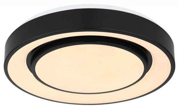 Stropní LED RGB svítidlo SULLY černá/opál