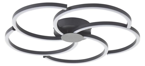 Brilliant - LED Stmívatelné stropní svítidlo FICO LED/32W/230V pr. 57 cm černá