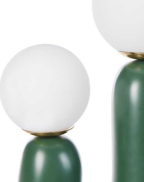 Stolní lampa TULUN Tmavě zelená