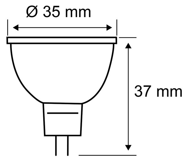 Paulmann 28978 stříbrná LED žárovka GU4, 1,8W 2700K
