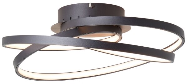 Brilliant - LED Stropní svítidlo LABYRINTH LED/40W/230V pr. 39,5 cm černá