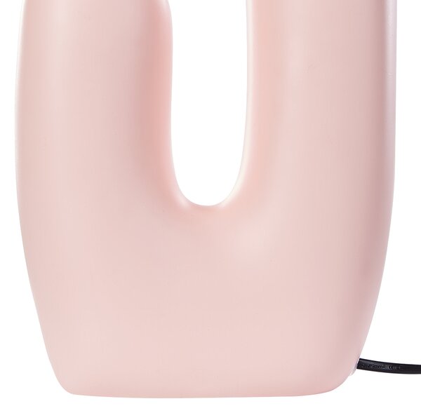 Stolní lampa TULUN Pastelově růžová
