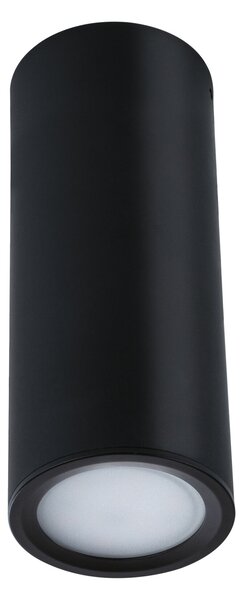 Paulmann 93107 Barrel, černé válečkové stropní svítidlo 6W LED 2700K, tříkrokové stmívání, ø6 x 15,3cm