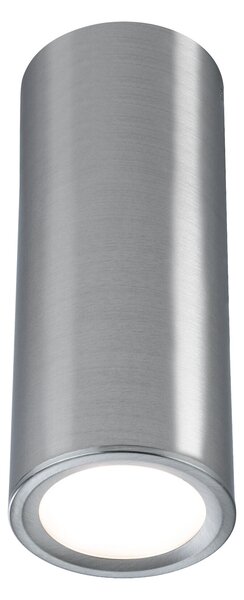 Paulmann 93106 Barrel, válečkové stropní svítidlo z broušeného kovu 6W LED 2700K, tříkrokové stmívání, ø6 x 15,3cm