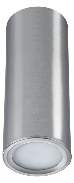 Paulmann 93106 Barrel, válečkové stropní svítidlo z broušeného kovu 6W LED 2700K, tříkrokové stmívání, ø6 x 15,3cm