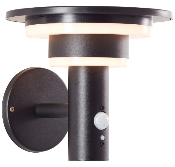 Brilliant - LED Solární nástěnné svítidlo se senzorem GARVINA LED/3W/3,7V IP44