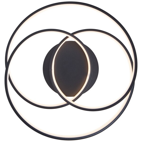 Brilliant - LED Stropní svítidlo LABYRINTH LED/40W/230V pr. 39,5 cm černá