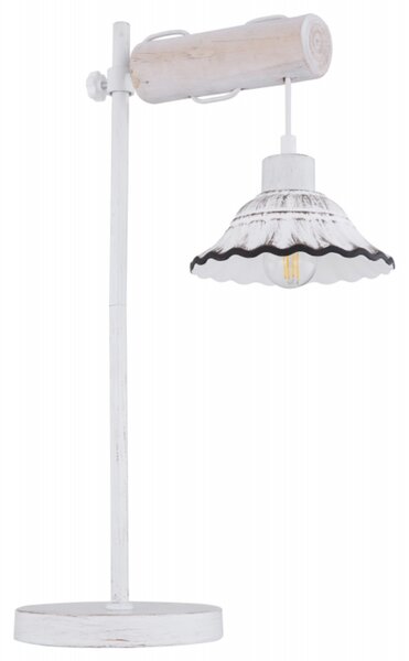 Stolní lampa JOWITA 2 bílá/černá keramika
