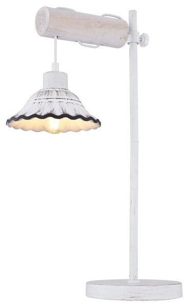 Stolní lampa JOWITA 2 bílá/černá keramika