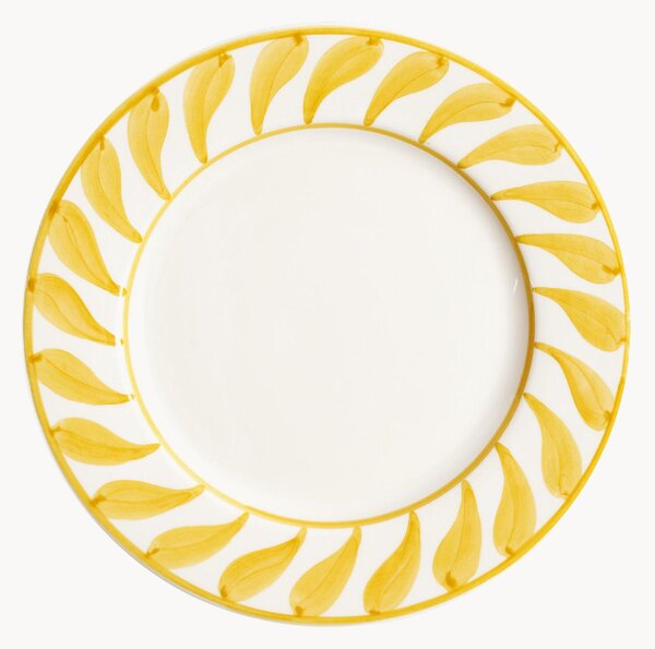 Ručně malovaný salátový talíř Swirl