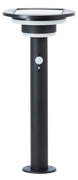 Brilliant - LED Solární lampa se senzorem GARVINA LED/3W/3,7V 45 cm IP44 černá