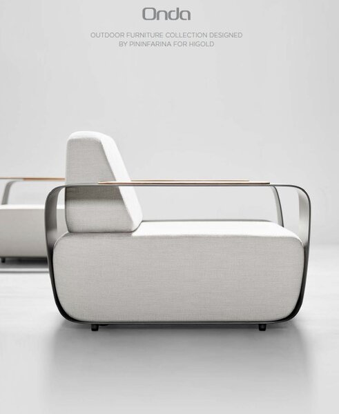 Zahradní 4 místná sedací souprava ONDA GREY WHITE Exteriér | Zahradní sedací sestavy