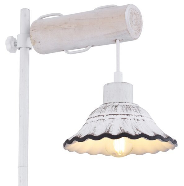 Stolní lampa JOWITA 2 bílá/černá keramika