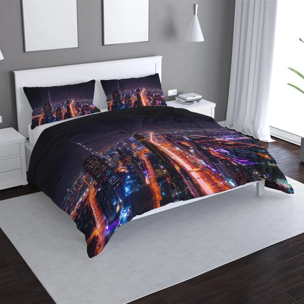 Sablio Povlečení Rozsvícené město - 140x200 / 90x70