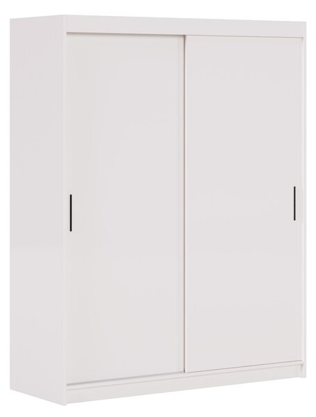 Skříň s posuvnými dveřmi 100 cm WARDIO - bílá