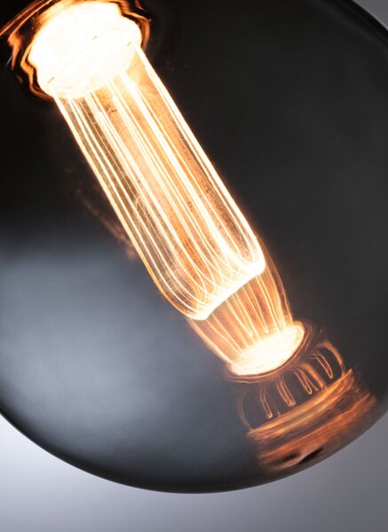 Paulmann 28876 Arc Inner Glow, kouřová dekorativní žárovka E27 LED 3,5W 1800K, průměr 12,5cm