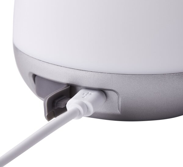 Brilliant - LED Stmívatelná venkovní stolní lampa GEMMA LED/1,9W/5V IP44 bílá