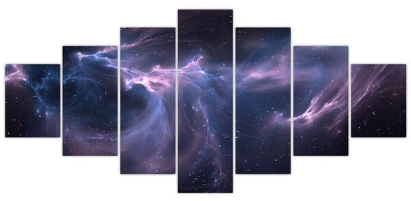 Obraz - Vesmírná mlhovina (210x100 cm)