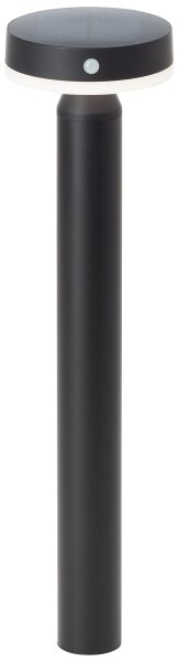 Brilliant - LED Solární lampa se senzorem MAGUA LED/4W/3,7V 50,2 cm IP44 černá