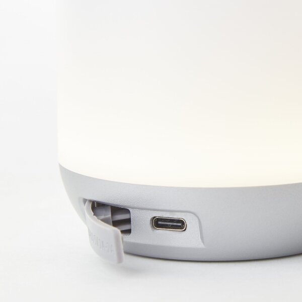 Brilliant - LED Stmívatelná venkovní stolní lampa GEMMA LED/1,9W/5V IP44 bílá