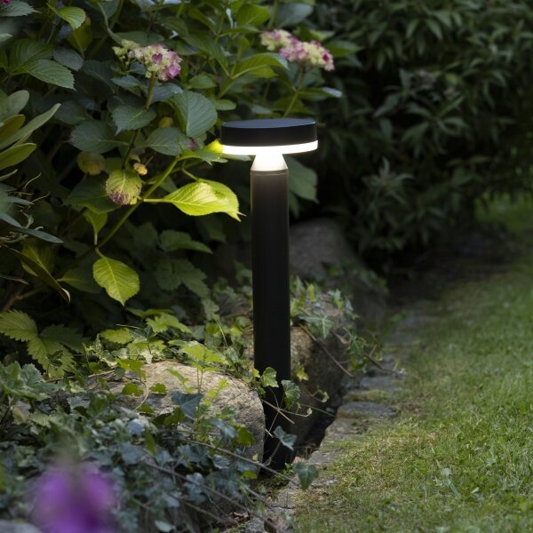 Brilliant - LED Solární lampa se senzorem MAGUA LED/4W/3,7V 50,2 cm IP44 černá