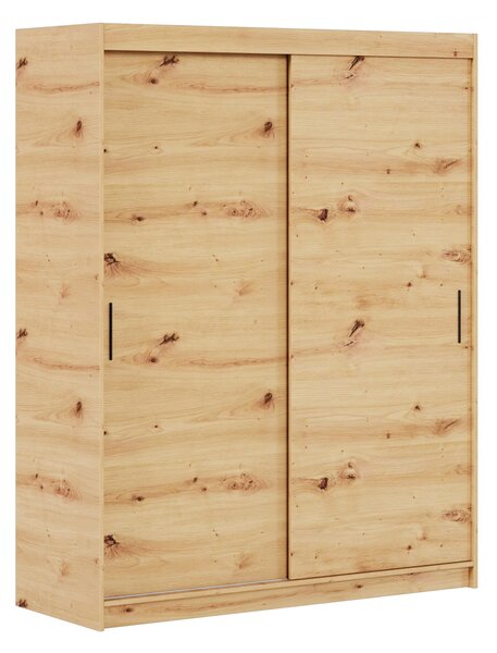 Skříň s posuvnými dveřmi 100 cm WARDIO - dub artisan