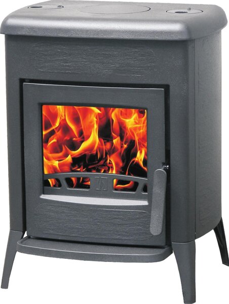 PLAMEN Amity 3, Volně stojící kamna na dřevo s prosklením, 8 kW, Třída A+, Ø 120 mm