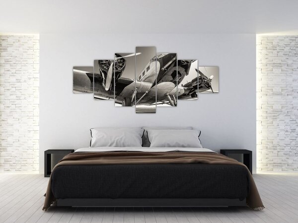 Obraz - Historické letadlo (210x100 cm)