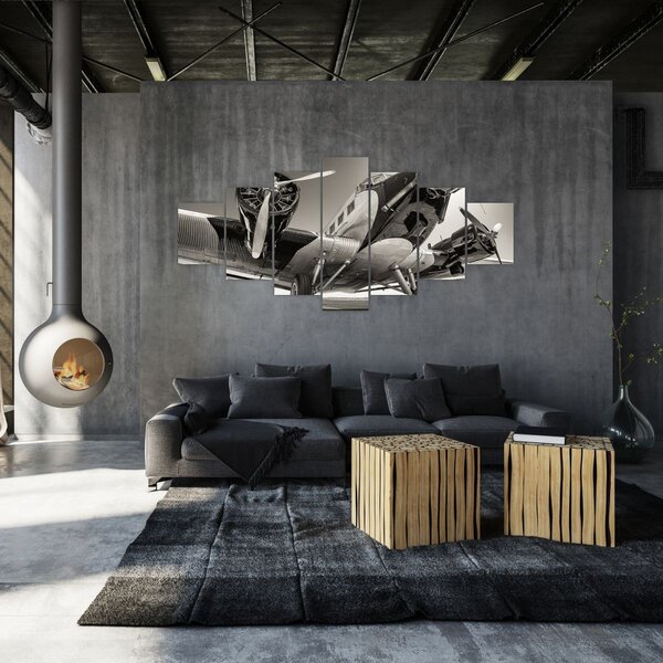 Obraz - Historické letadlo (210x100 cm)