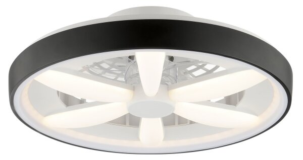 Brilliant - LED RGBW Stropní ventilátor se světlem GAIANO LED/48W/230V černá +DO