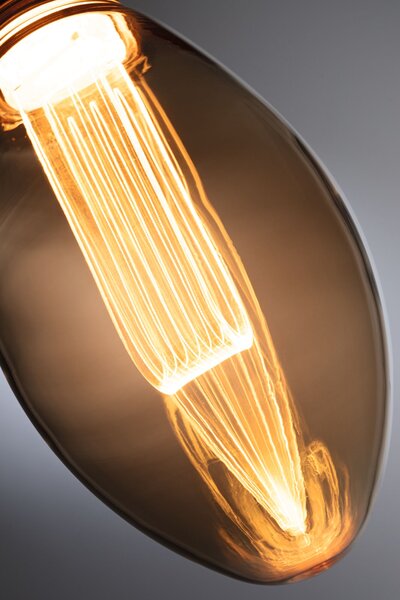 Paulmann 28878 Arc Inner Glow, zlatá dekorativní žárovka E27 LED 3,5W 1800K, průměr 7,5cm