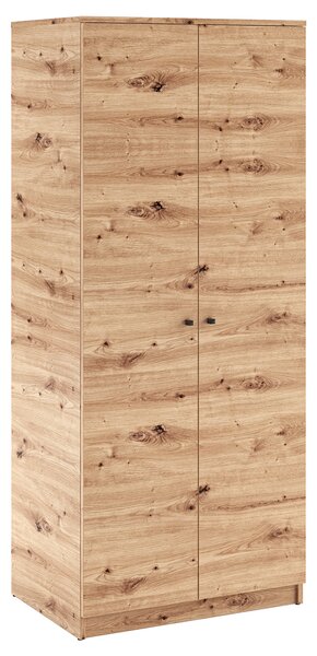 Dvoudveřová skříň 80 cm GIDOEN - dub artisan