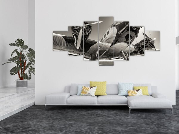Obraz - Historické letadlo (210x100 cm)