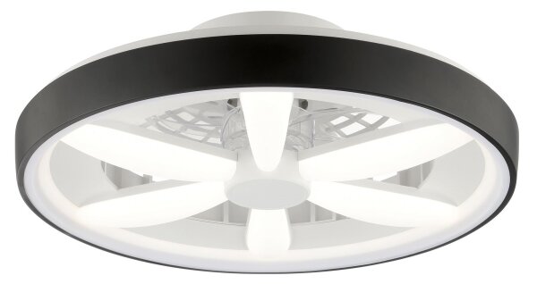 Brilliant - LED RGBW Stropní ventilátor se světlem GAIANO LED/48W/230V černá +DO